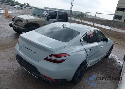 2022 Genesis G70 Prestige из США, поврежденный, VIN KMTG34TA9NU102092